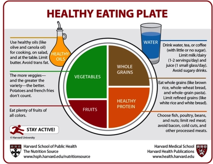 Healthy Eating Plate from Harvard School of Public Health