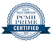 Health Policy Commission PCMH Prime Certified 2017 logo