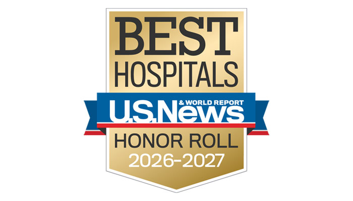 U.S. News & World Report Best Hospitals Honor Roll Logo