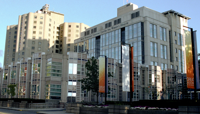 building exterior of Brigham and Women's Hospital