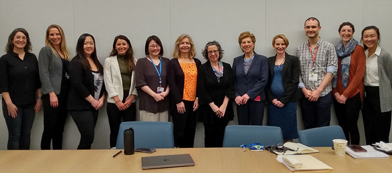 BIRCWH participants standing together at the end of year celebration.