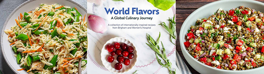 images of meals from the cookbook