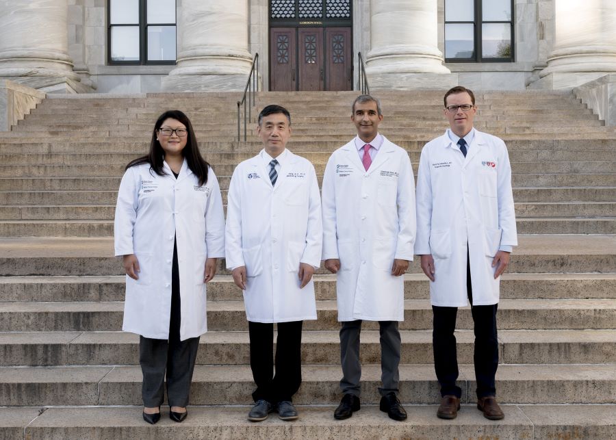 Dr. Elizabeth Lilly, Dr. Jiping Wang, Dr. Chandrajit Raut, and Dr. Mark Fairweather