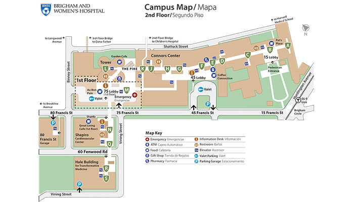 BWH Main Campus Map