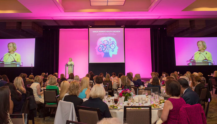 Attendees at a medical conference