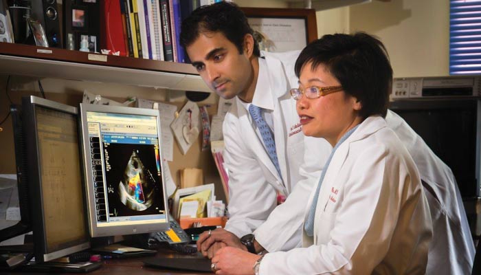 Dr Ho and Dr Lakdawala in the Division of Cardiovascular Medicine