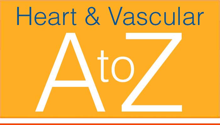 The Heart & Vascular Center A to Z listing.
