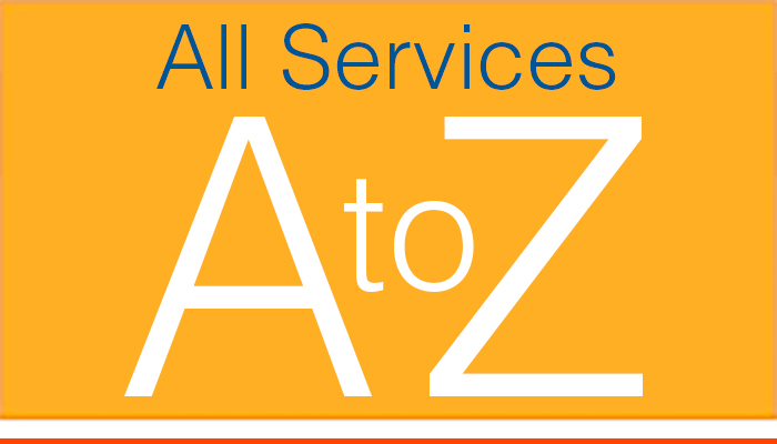 View an A to Z listing of services available at Brigham and Women’s Hospital. 
